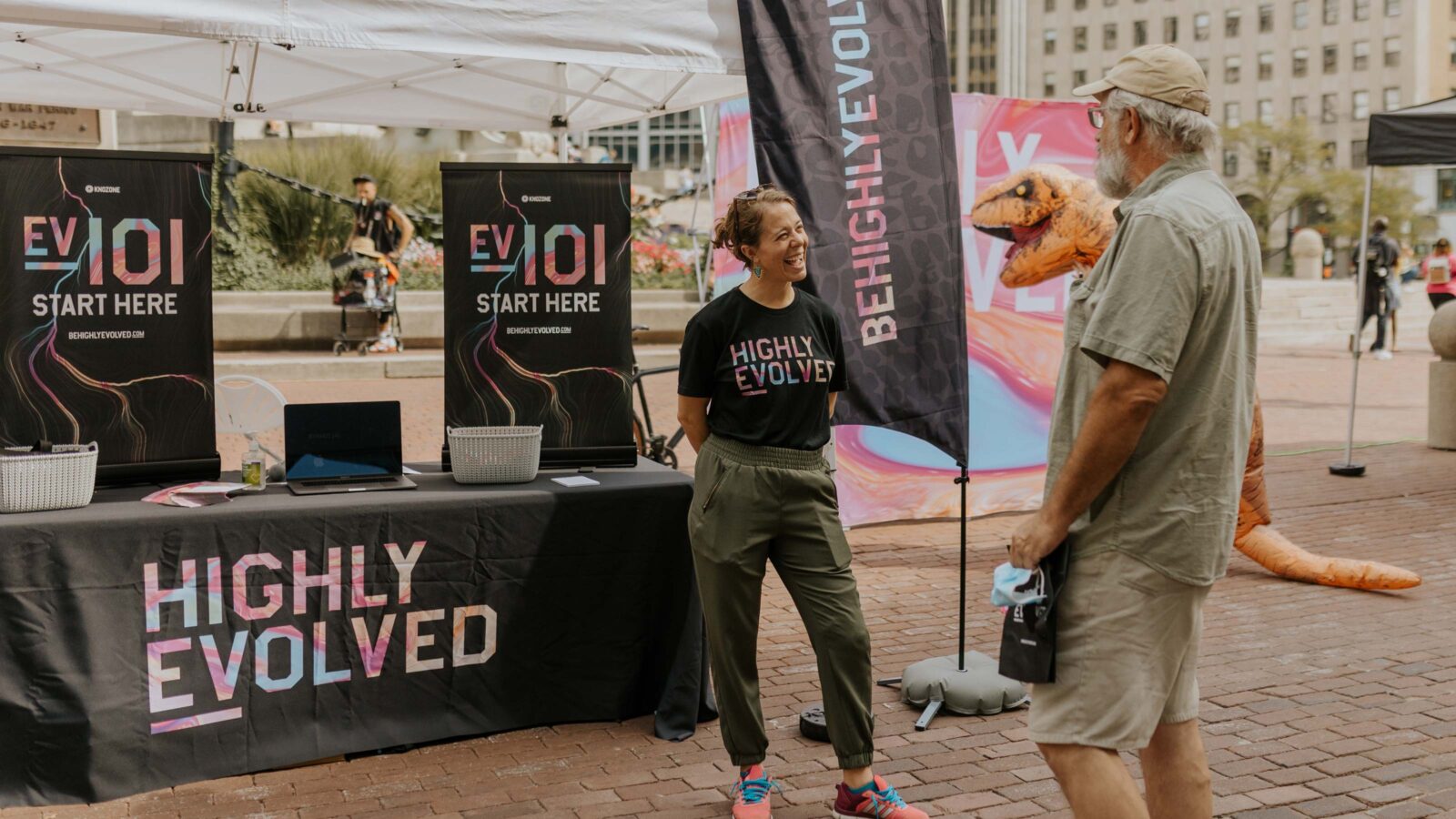 knozone event on monument circle