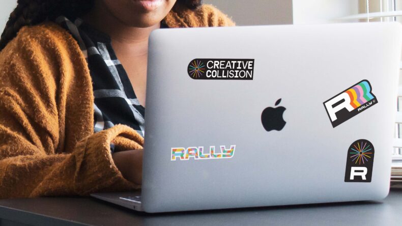 rally conference stickers