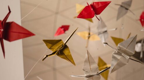 origami swans